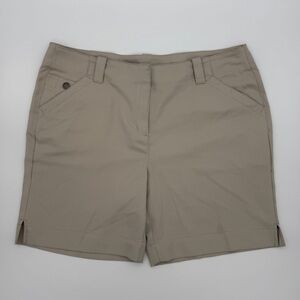 PGA Tour Women’s Khaki Golf Shorts Beige Size 12 Athleisure Outdoor
